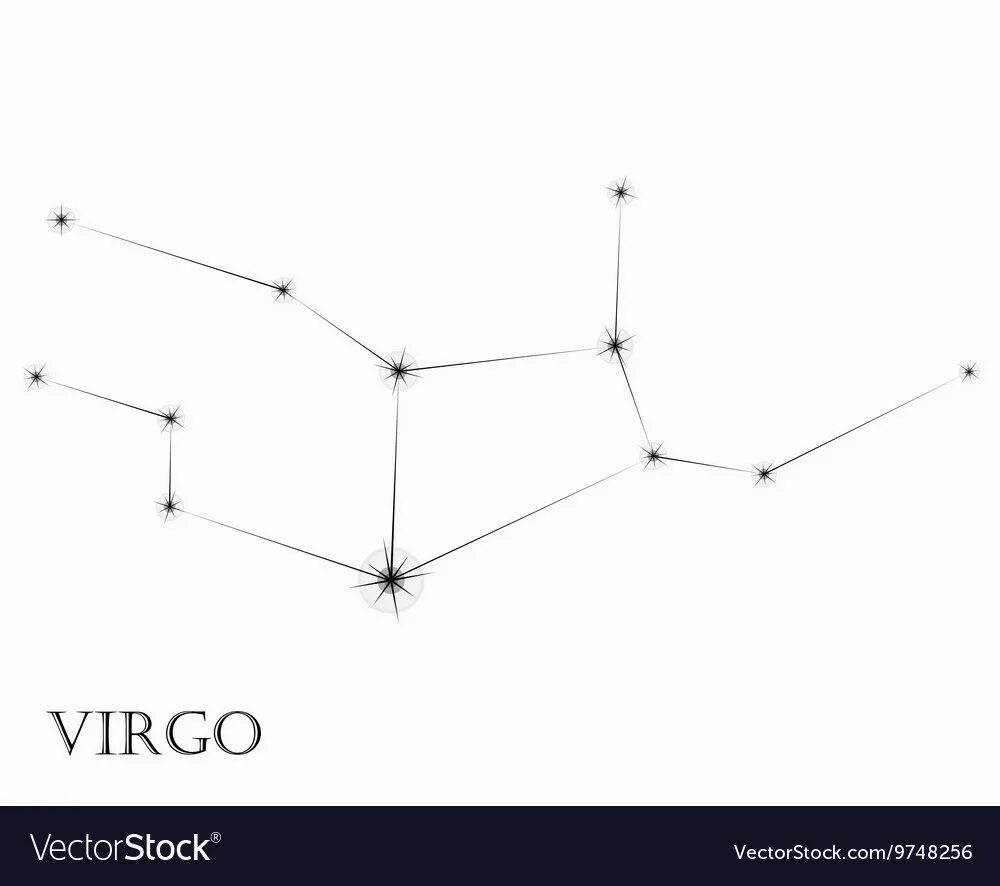 Virgo на русском. Созвездие Девы. Созвездие Девы вектор. Virgo Созвездие. Созвездие Дева на белом фоне.