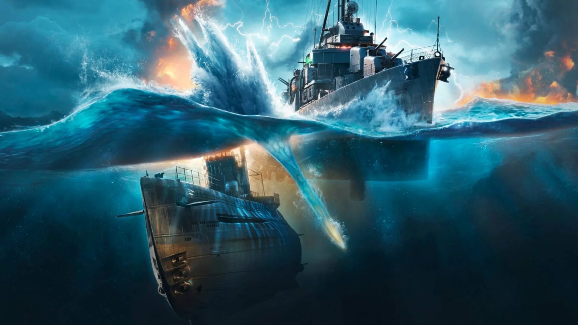 World of warships подводные