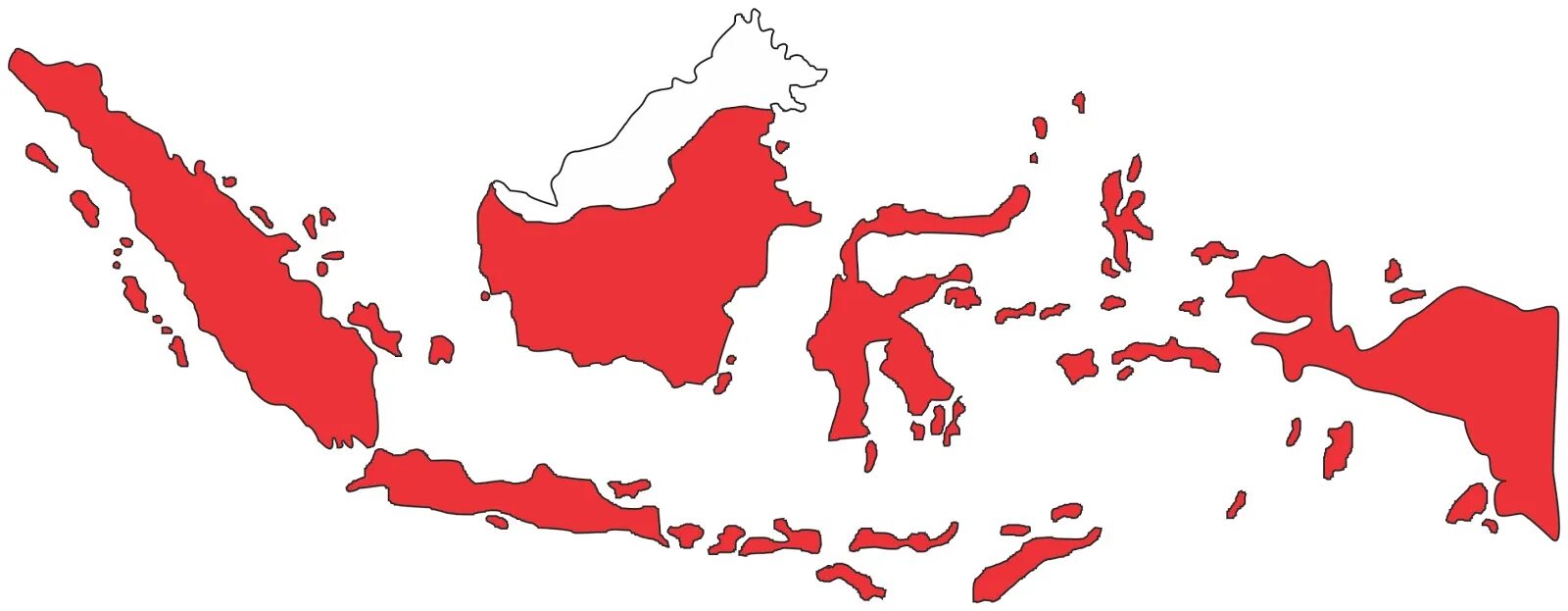 Indonesia. Indonesia vector. Индонезия цветной вектор. Индонезия на карте с флагом.