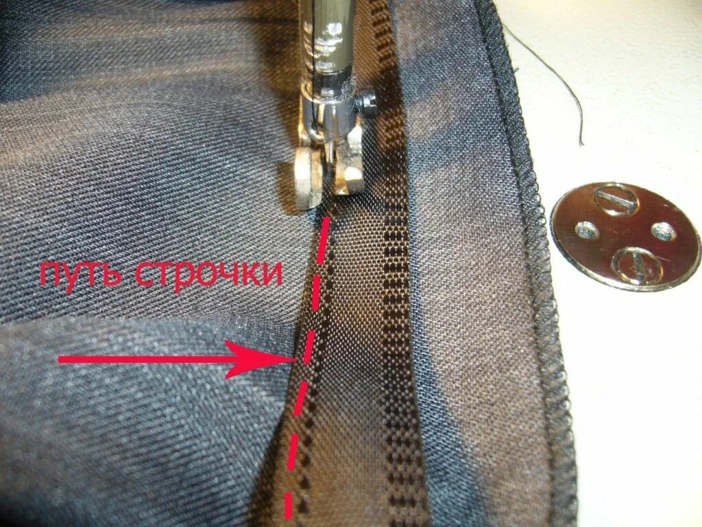 Как подогнуть брюки с помощью