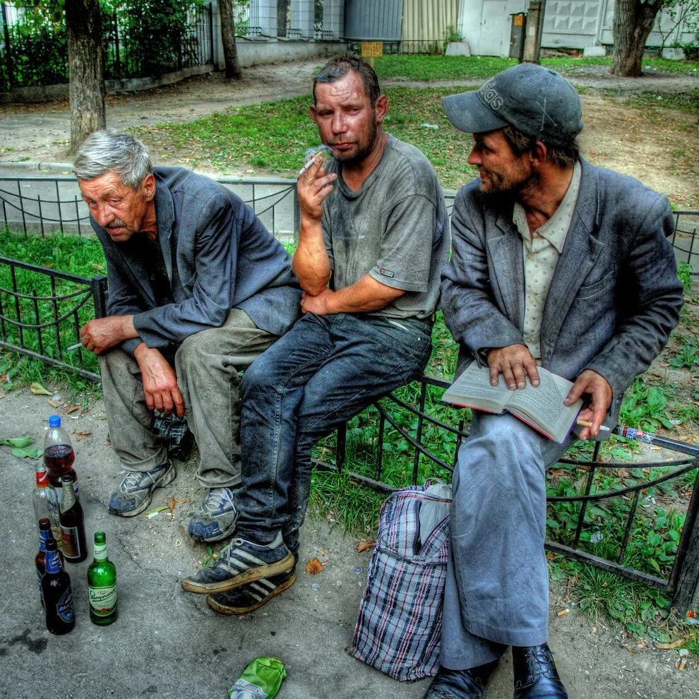 Фото алкашей. Алкмш.