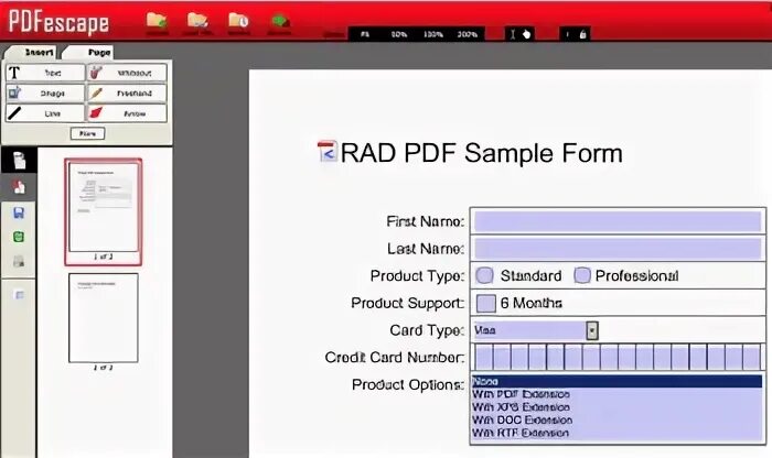 Pdf forms