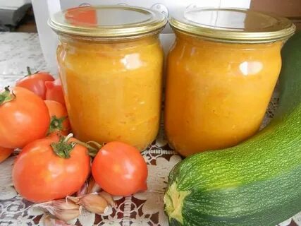Крупные кабачки на зиму