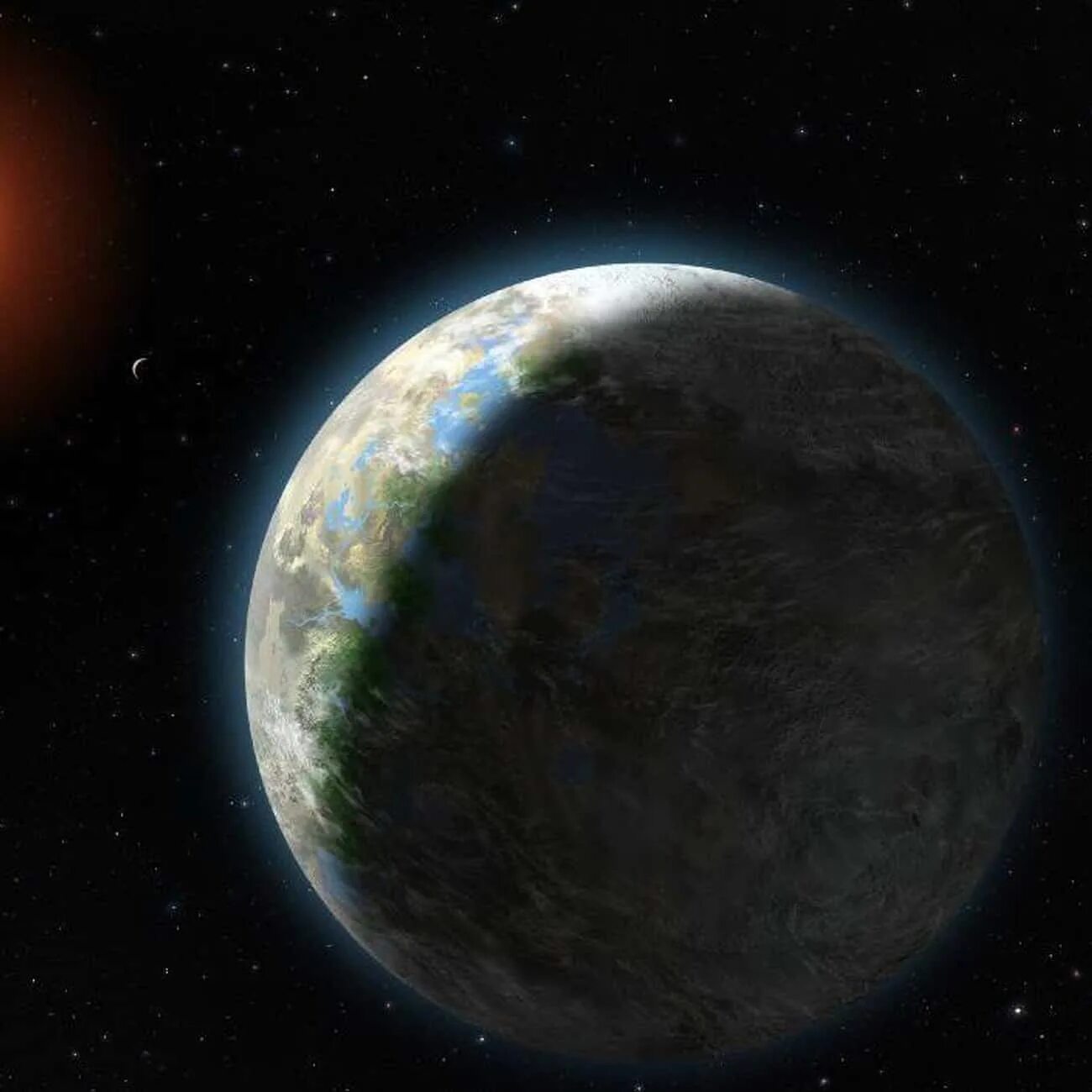 Живая ли планета. Планета Глизе 581 g. Gliese 581g. Gliese 581 близнец земли.