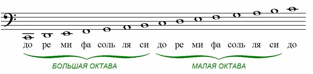 Ре ое. Ноты басового ключа на нотном стане. Басовый ключ Ноты на фортепиано с названиями. Басовый ключ малая Октава. Басовый ключ малая Октава большая Октава.