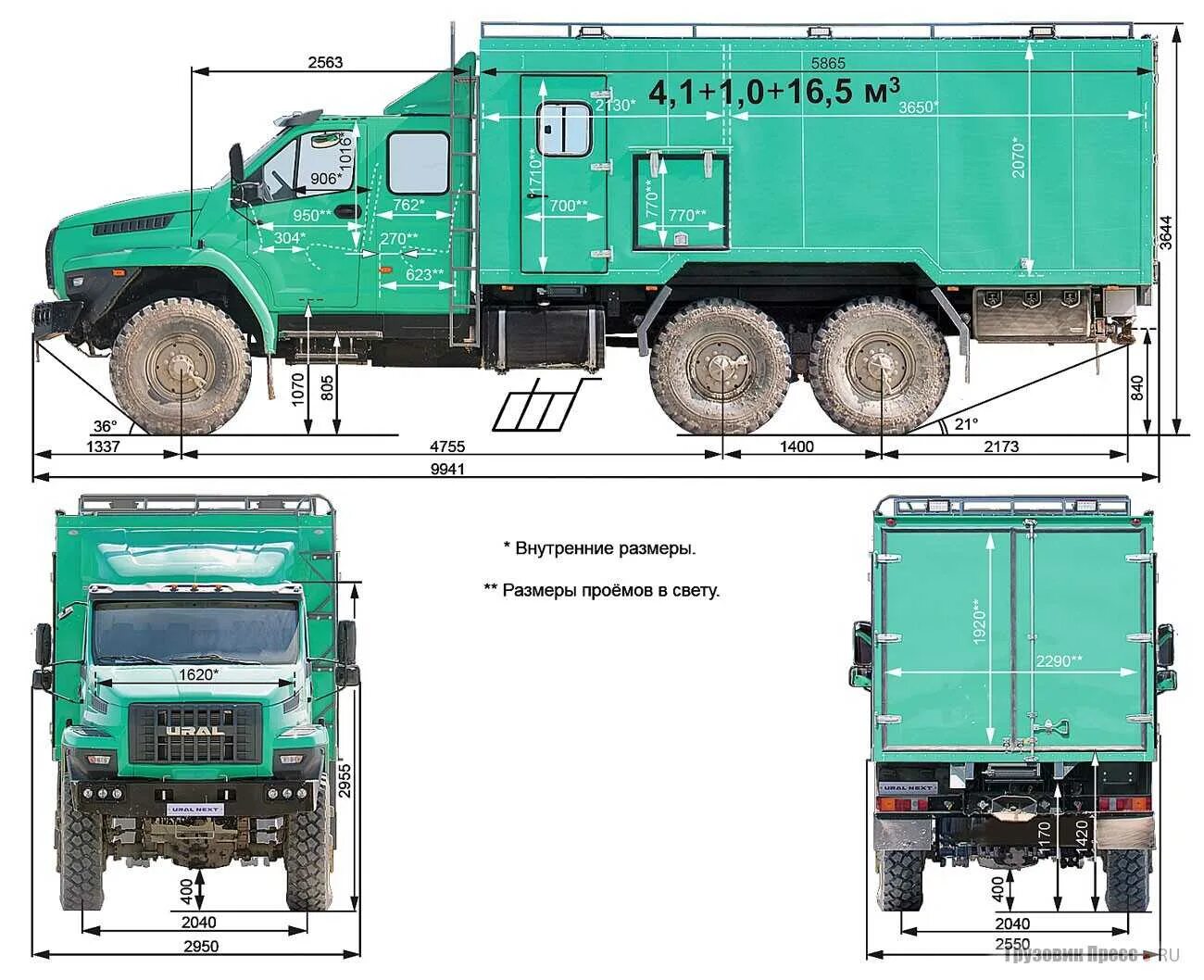 Автомобиль урал 4320 характеристики. Габариты Урал 4320 кунг. Урал Некст 6х6 фургон.