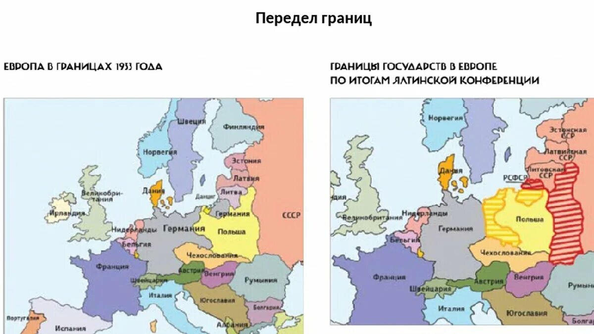 Изменение границ восточной европы. Восточная Европа после второй мировой войны карта. Карта Европы после второй мировой войны. Передел Европы после второй мировой войны на карте. Карта Европы после второй мировой войны 1945.