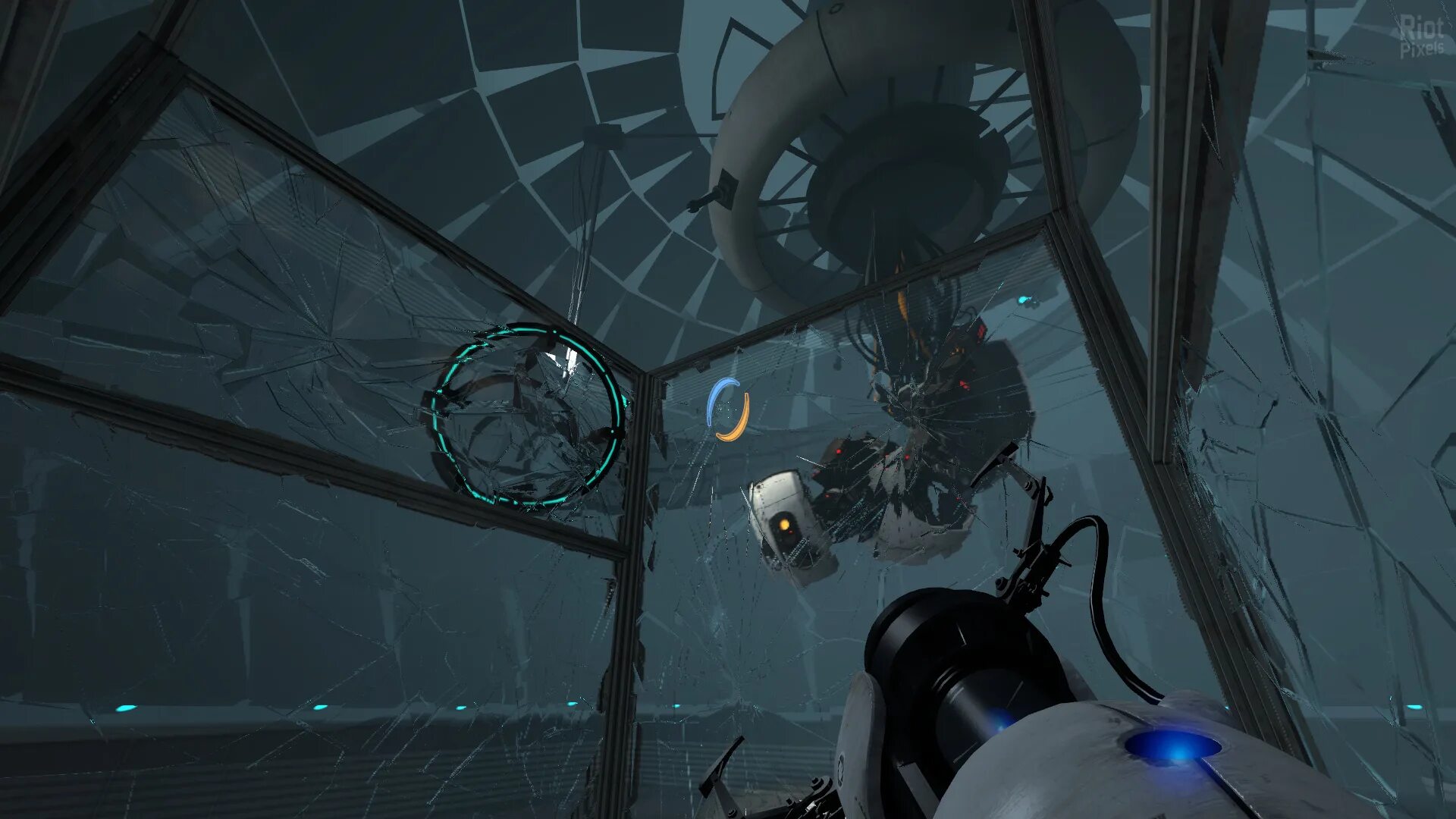 Б г портал. Portal 2 Gameplay. Portal 2 геймплей. Уитли Portal 2. Portal 2 2003.