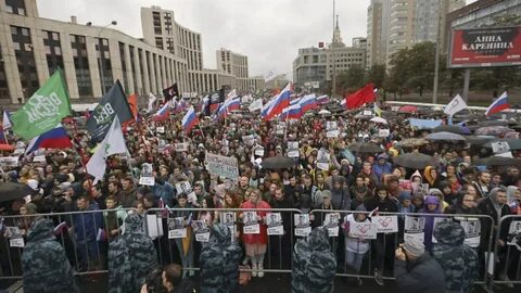 Сколько вышли на митинг