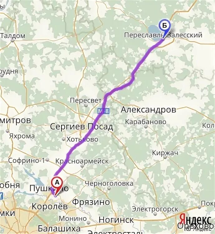 Как доехать до киржача на электричке