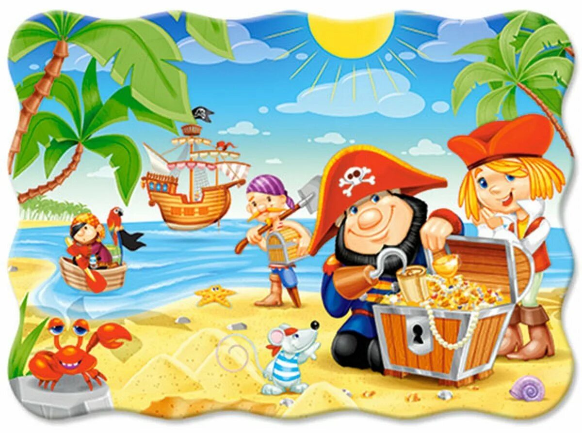 Пазлы пираты. Пазл Castorland 40 Maxi Pirate Treasure. Пазл Castorland Pirate Treasure (в-040148), 40 дет.. Пазл Castorland Pirate Treasure (в-03488), 30 дет.. Пазл Castorland 30.