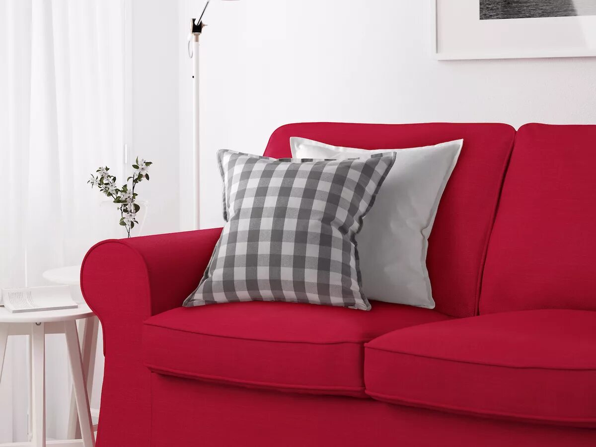Ikea lixhult. Икеа красный. Красный диван икеа. Красный шкаф икеа. Экторп икеа.