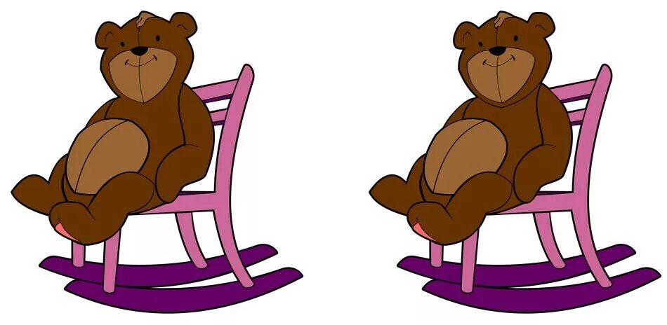 The chair is of the bed