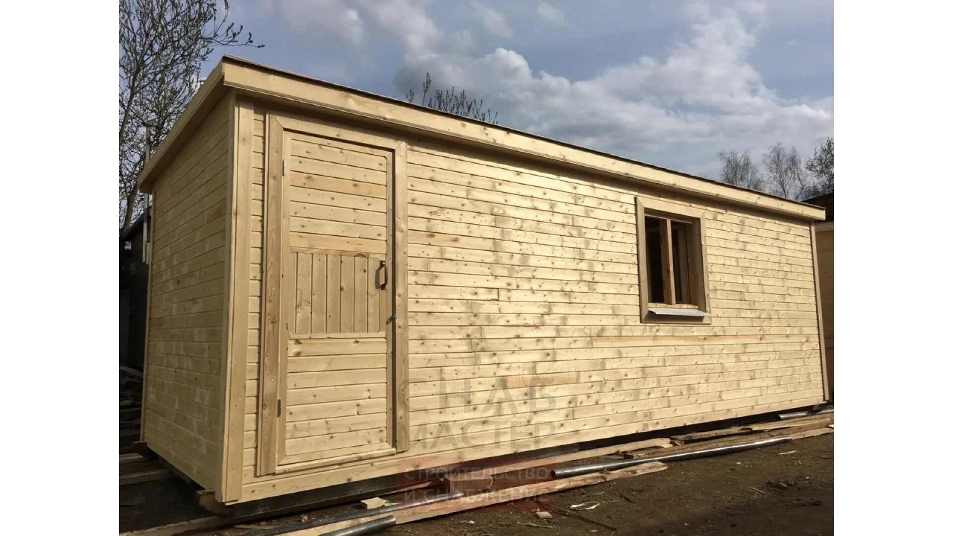 Хозблок с дровником 6x2. Бытовка 6 на 3. Небольшой сарайчик для садового инвентаря. Деревянная бытовка хозблок 2x2. Блок 4*4 с односкатной крышей.