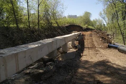 Как укрепить овраг