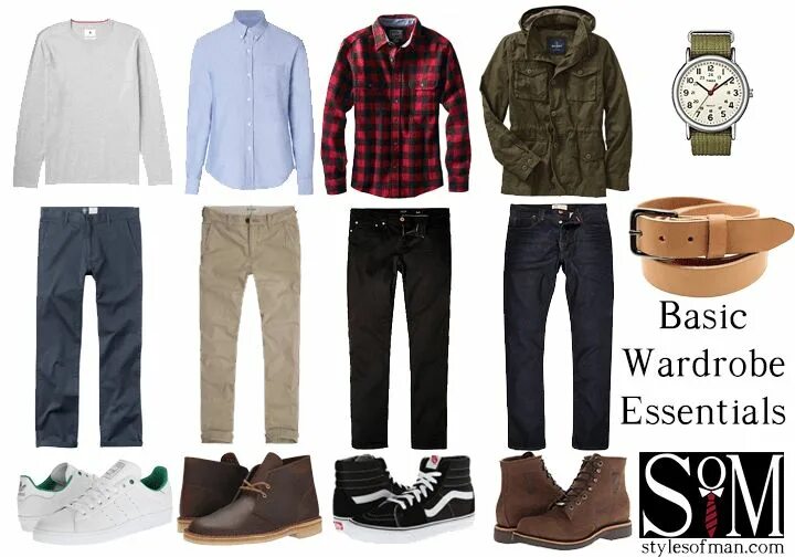 Как сделать essentials. Базовый гардероб мужчины. basic стиль одежды. сочетание цветов в мужском гардеробе. essentials одежда мужская.