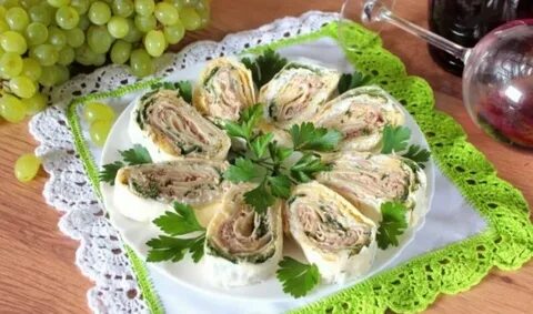 Лаваш с печенью