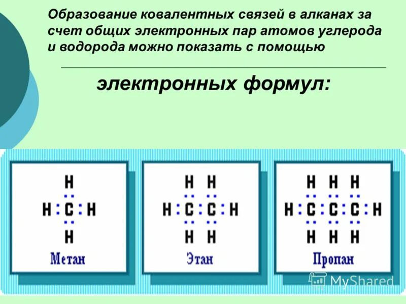 Схема образования связей водорода и углерода. Образование ковалентной связи. Число ковалентных связей в молекуле. Ковалентная связь углерода. Четыре атома углерода формула