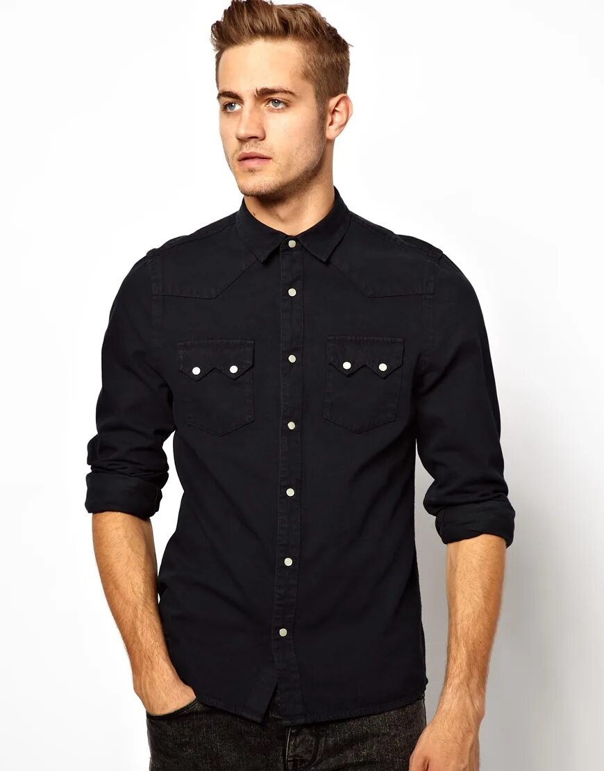 Черная рубашка. Рубашка Diesel d-Wear-c Shirt Black/Denim. Черная джинсовая рубашка мужская. Мужская рубашка пуговицы черная.