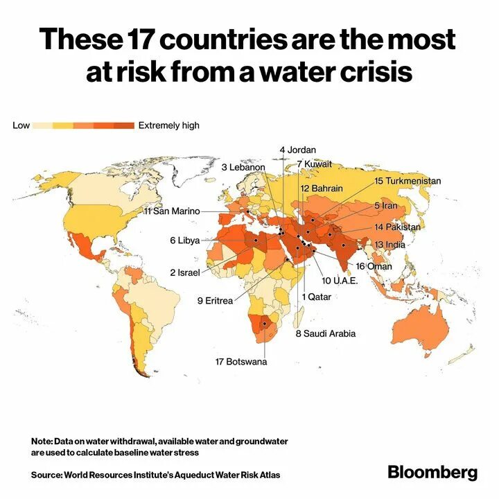 Water risk. Water risk. Water risk. Карта трендов 2050. The plants of china.