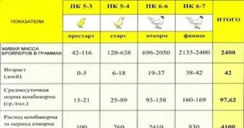 Сколько надо кормить цыплят стартом