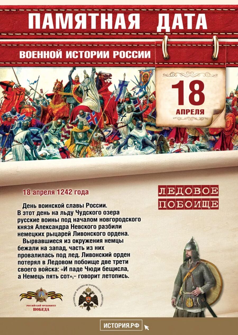 Календарь памятных дат 2025. 18 апреля памятная дата.