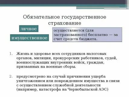 Цели и задачи обязательного страхования