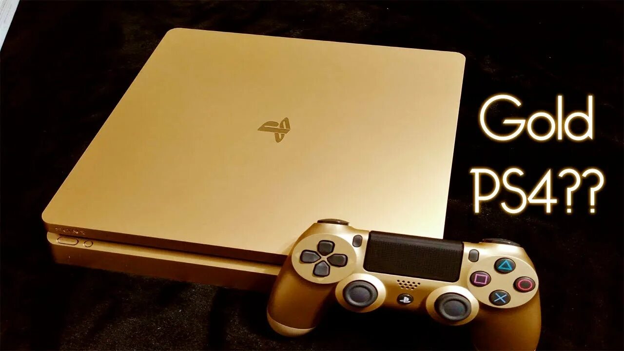 Ps4 gold edition. Ps4 Slim Gold. Сони плейстейшен 4 слим Золотая. Золотой ПС 1.