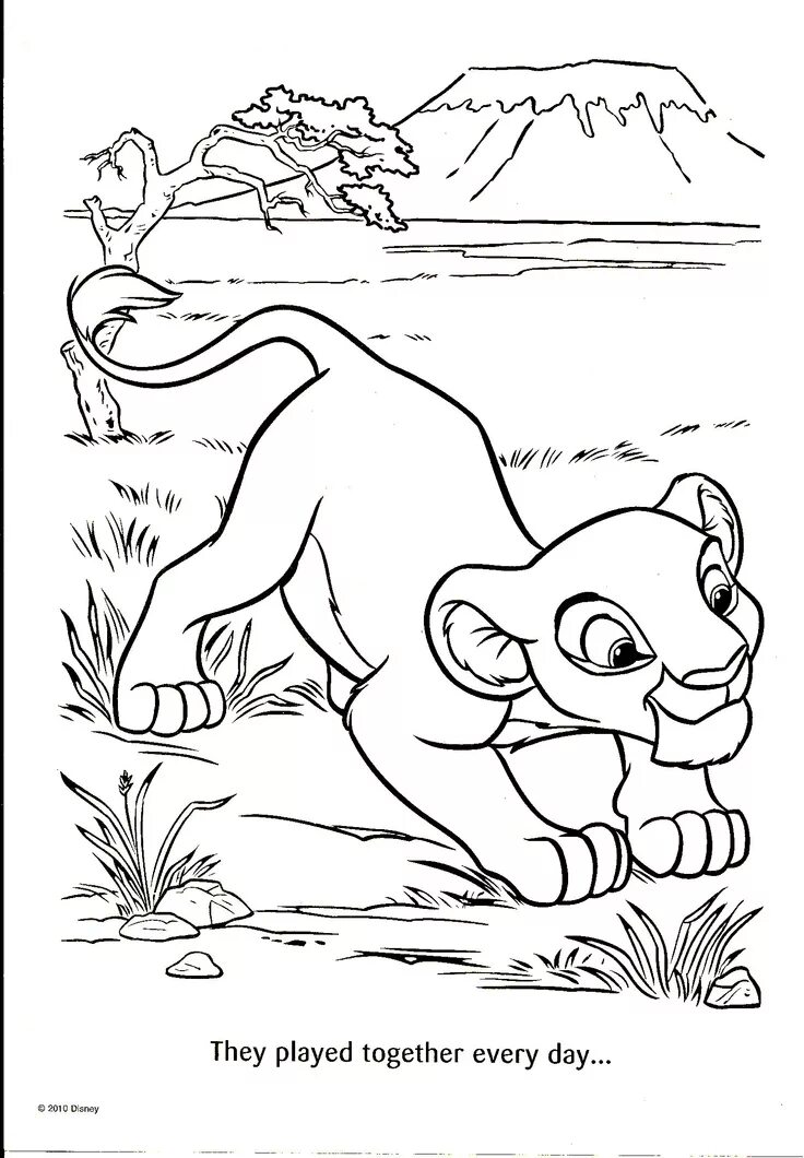 Король лев раскраска для детей распечатать раскраски Lion King Coloring Pages Best Coloring Pages For Kids Lion coloring pages, Dis