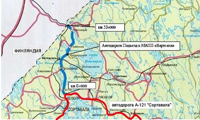 Сортавала вяртсиля. Вяртсиля Карелия на карте. Карта дорог Финляндии и Карелии. Федеральные автодороги Карелии. Граница Карелии и Финляндии.