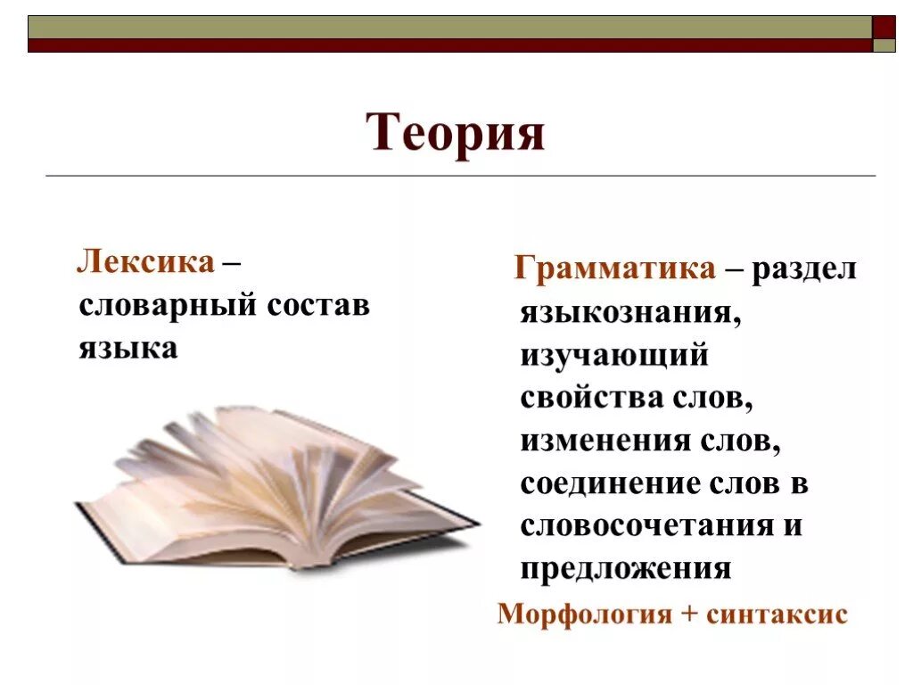 Теория лексика. Теория по лексике. Раздел языкознания изучающий словарный состав языка. Раздел языкознания словарный состав яз.