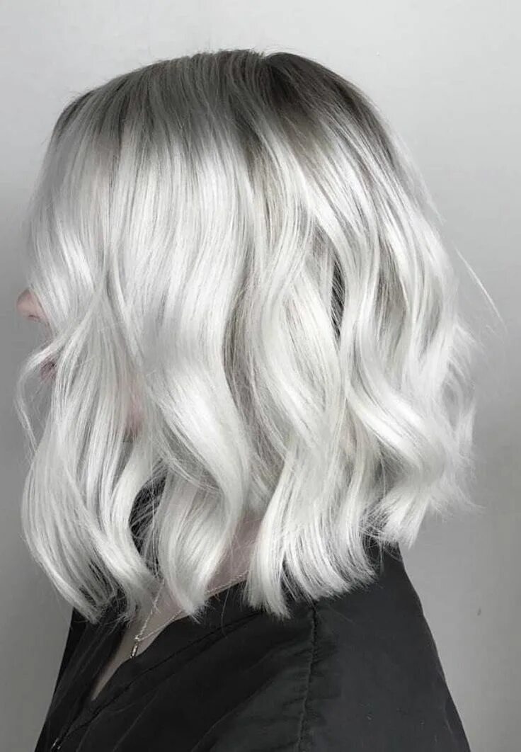 Marshmallow Hair Will Be Your New Favorite Winter Hair Color White hair color, S