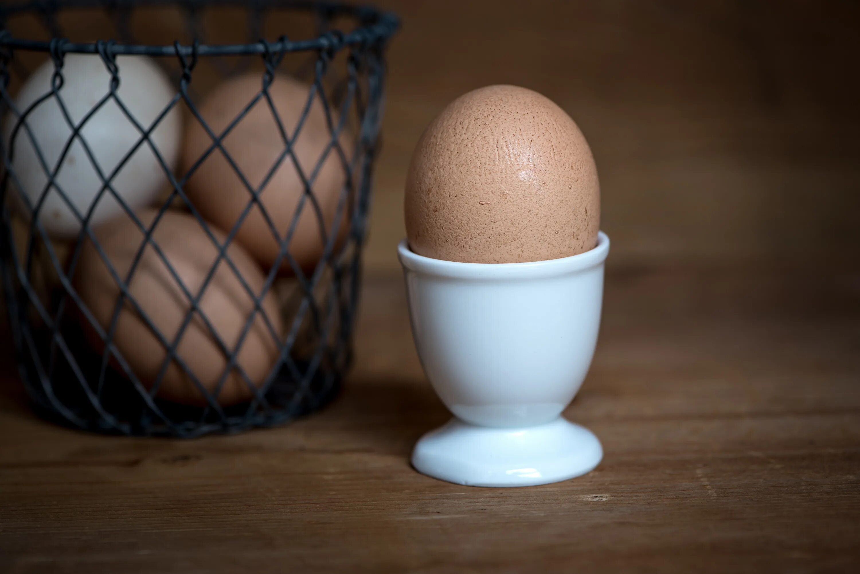 Raw eggs