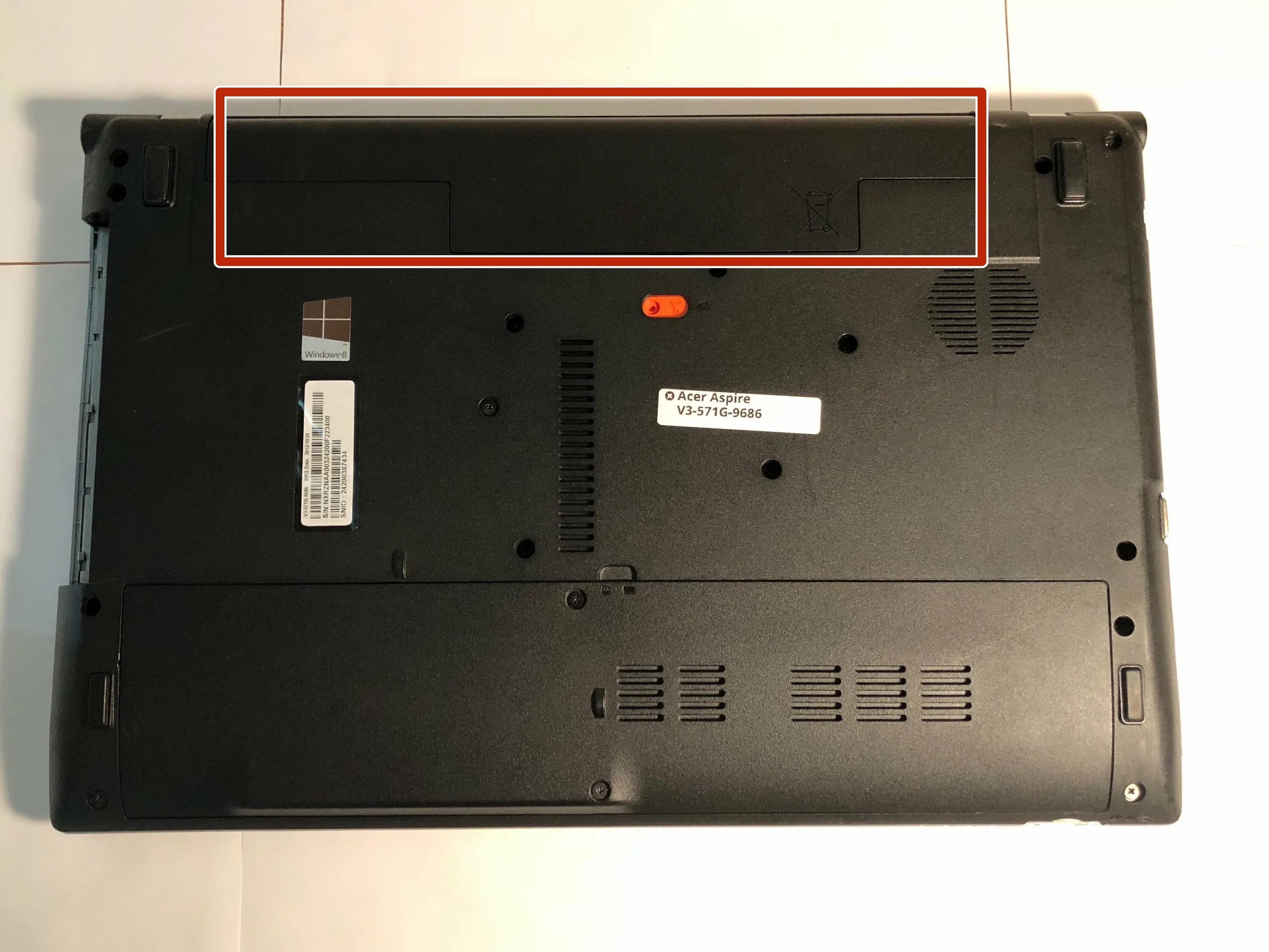 Аккумулятор для ноутбука acer aspire v3 571g. Aspire v3-571g. acer 571. acer v3 571 g. acer aspire 3 снизу.