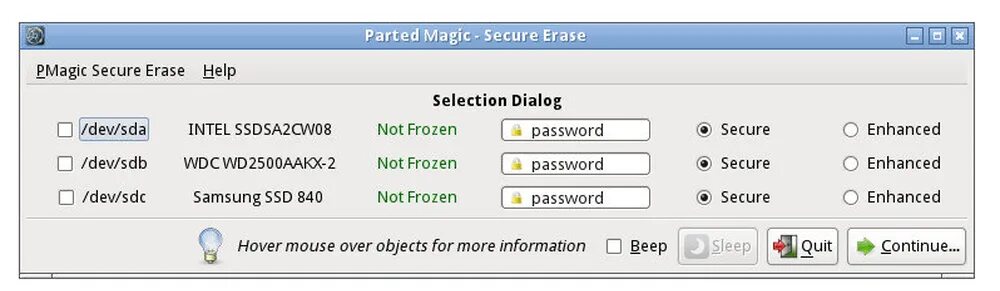 Erase find. Secure erase. security erase ssd. parted magic. hdd secure erase.