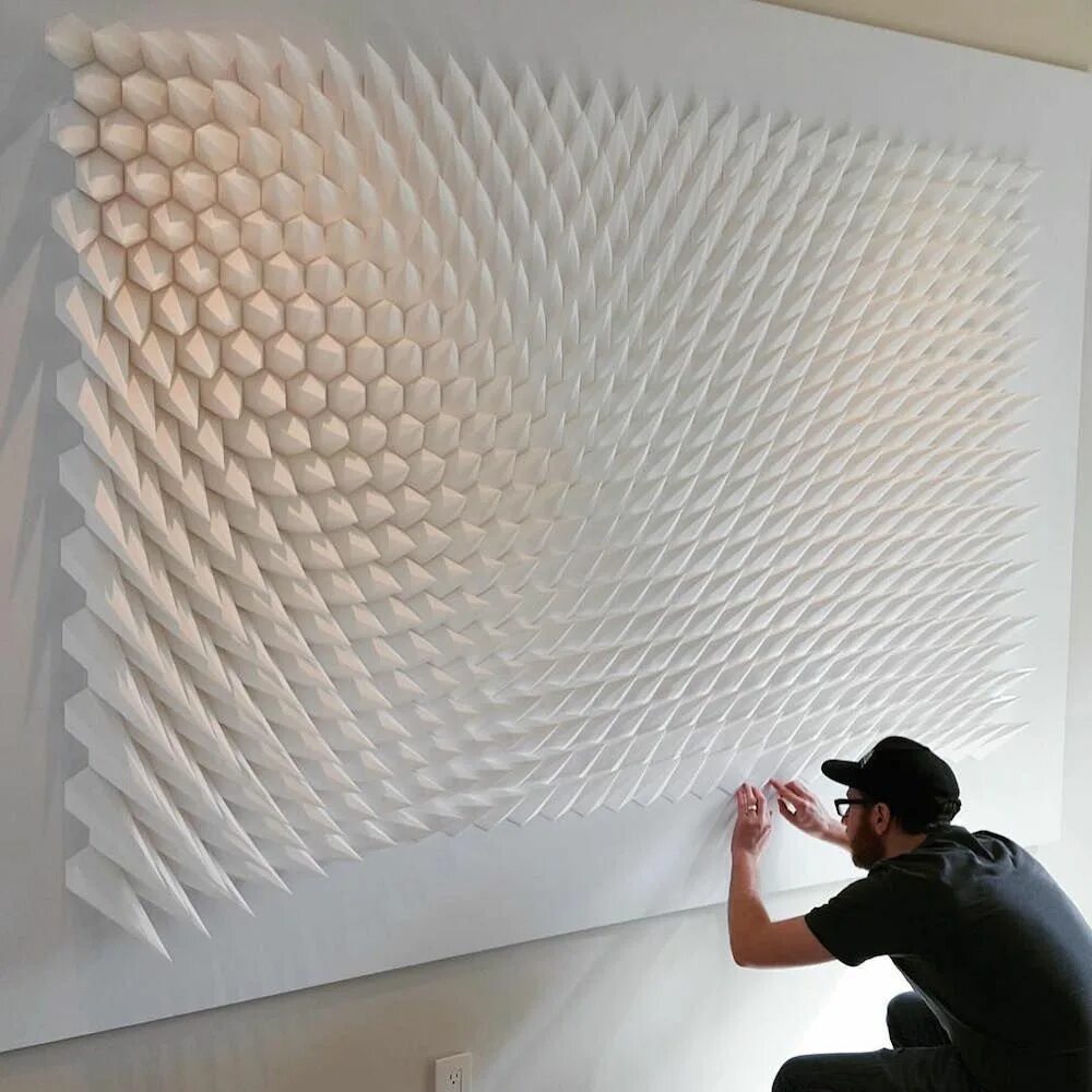 Matt paper. Мэтт шлиэн (matt shlian). геометрические скульптуры из бумаги matthew shlian. объемные многогранные панно из бумаги matt shlian. объемные фигуры на стену.