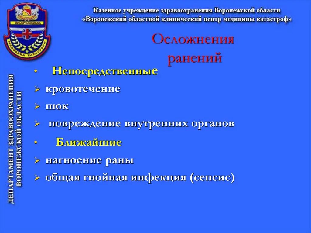 Классификация РАН по наличию осложнений. Классификация РАН травмирующий агент. Принципы, положенные в основу классификации РАН... По наличию осложнения