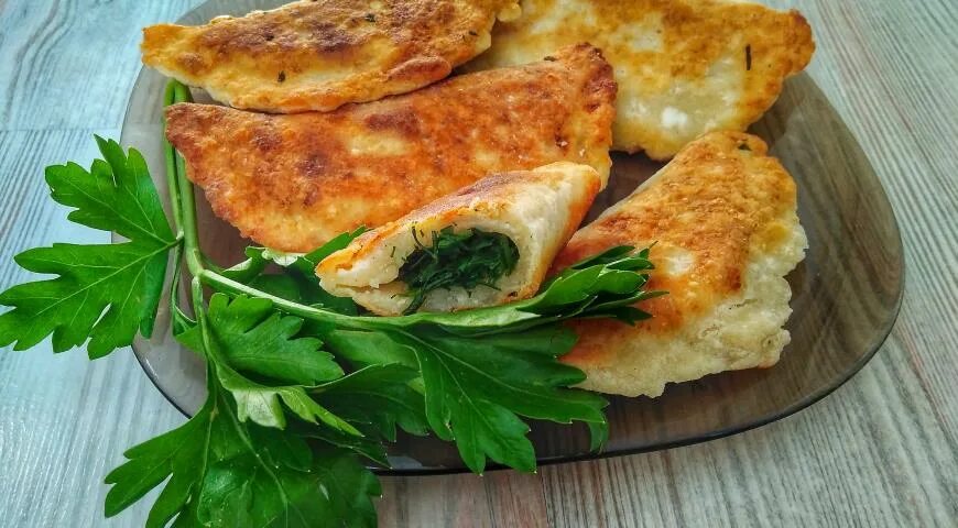 Пирожки с зеленью