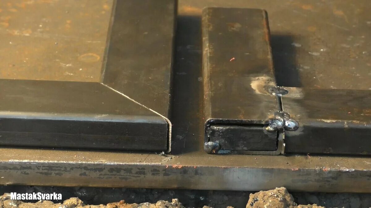 Как соединить (нарастить) между собой одинаковую по диаметру профильную трубу бе