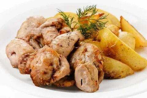 Картошка шашлык с свинины