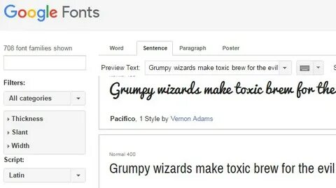 Google font download