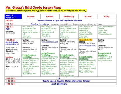 Children s games lesson plan 4 grade