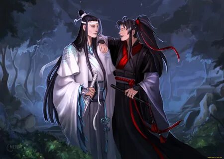 аниме, mo, dao, zu, shi, вэй, усянь, лань, ванцзи.