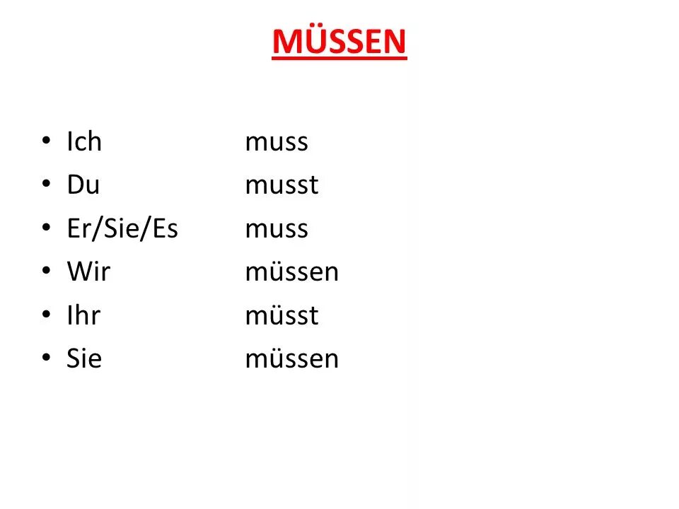 Sollen спряжение. Mussen спряжение. Спряжение Mussen в немецком. Спряжение глагола Mussen. Глагол Мюссен в немецком языке.