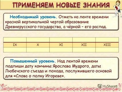 Отметьте даты на ленте времени