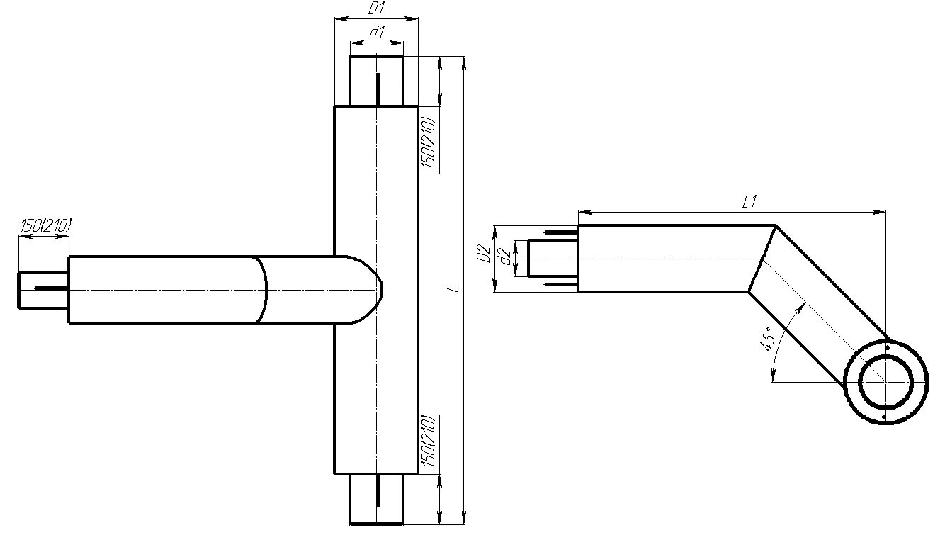 Тип 5 180. Кронштейн 1. Станок токарный wbl210. 384. Кронштейн двухрожковый к2-1,5-1,5\180.