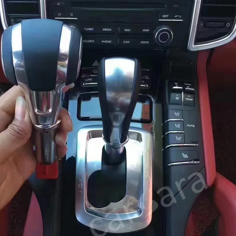 Как разобрать ручку кпп кайен 95842606940PL1  cayenne e2 / 958 рукоятка кпп carbon грей купить по це