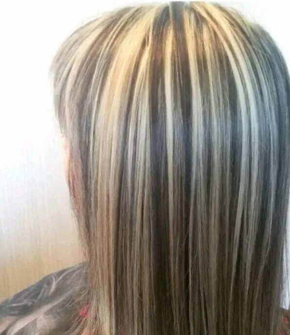 Highlights Frosted hair, Blending gray hair, Hair styles
