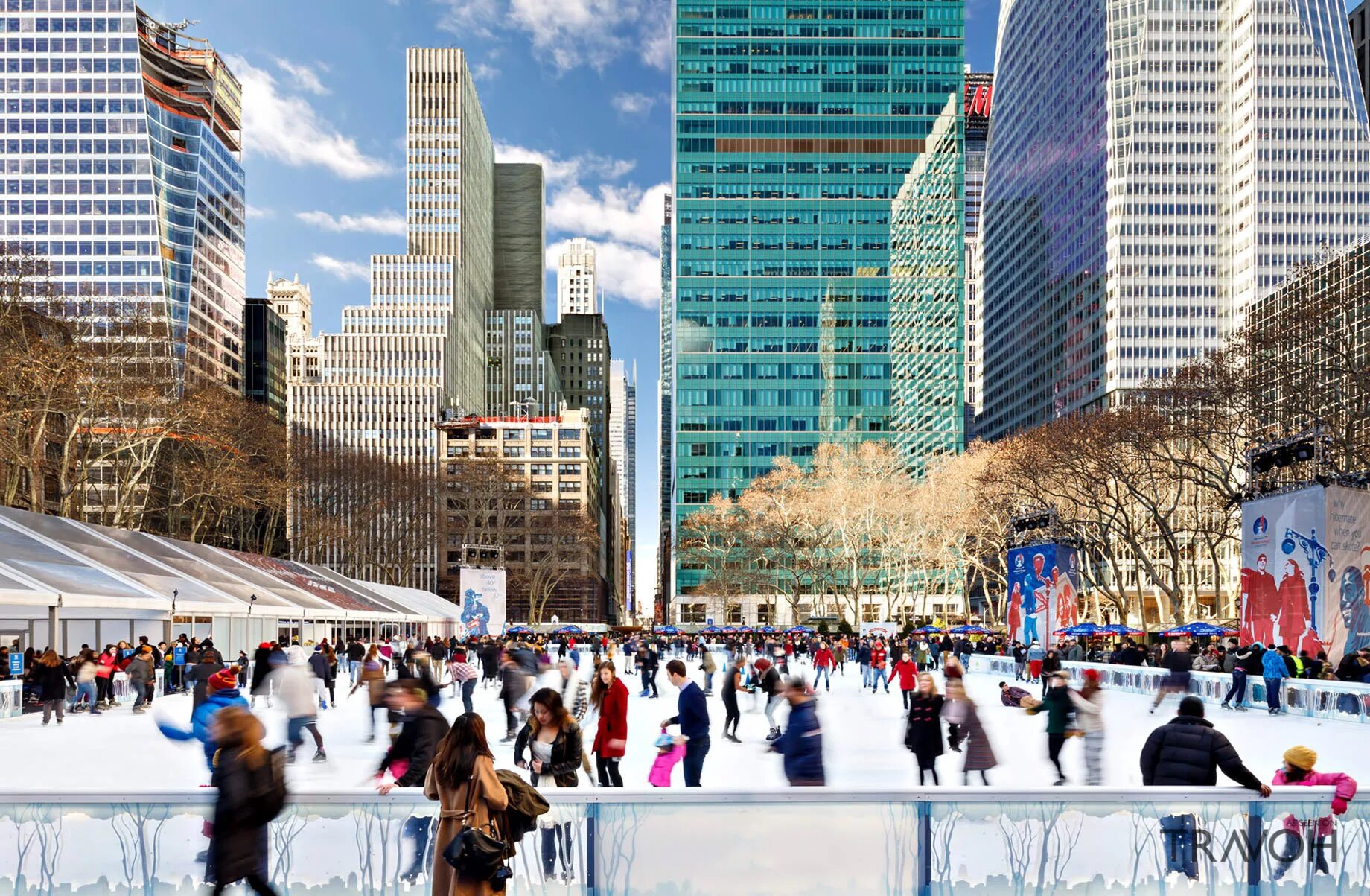 Брайант парк Нью-Йорк. Bryant Park зимний каток. Каток в Нью Йорке. Каток централ парк Нью Йорк. Зима огромная просторная нестерпимо блистающая