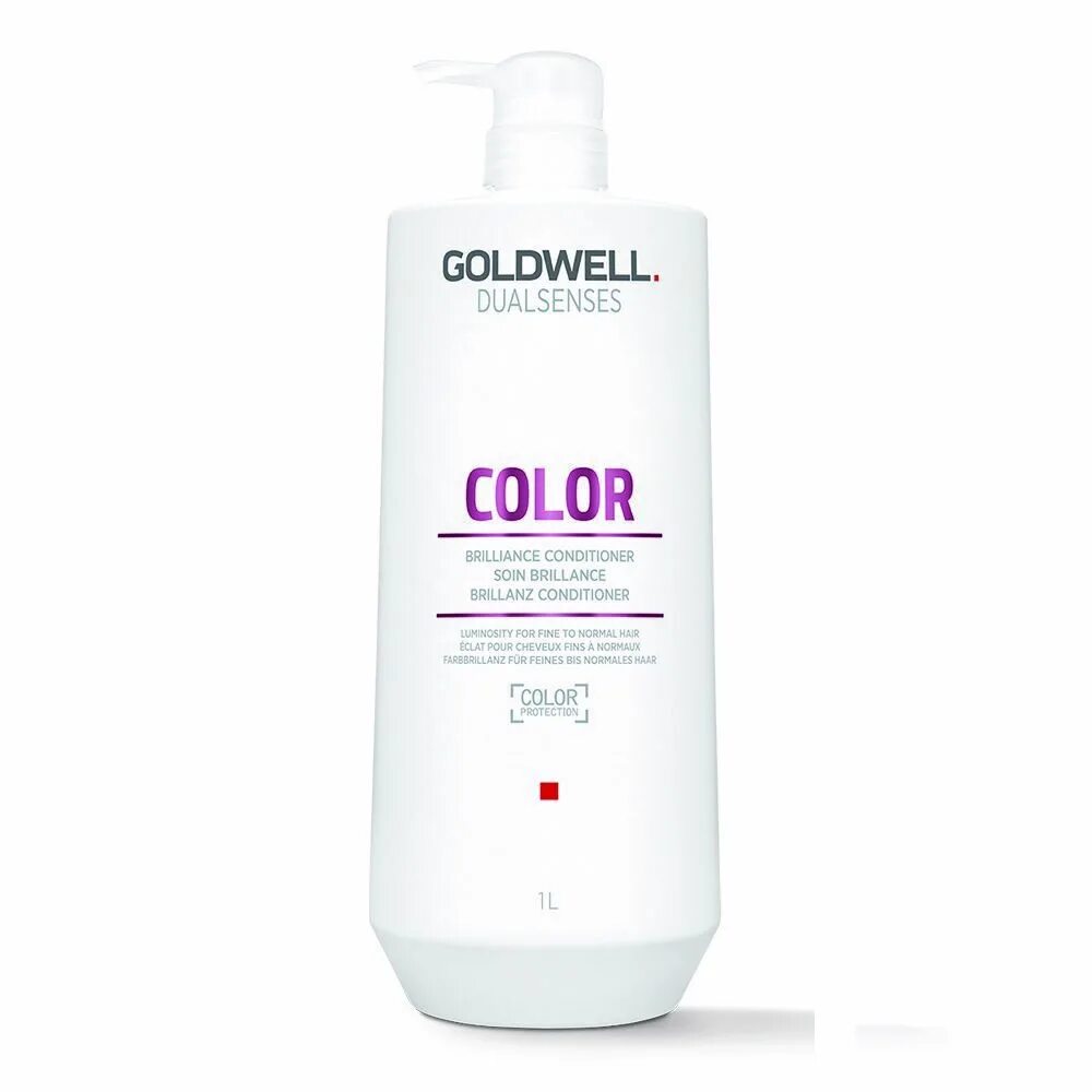 Кондиционер для осветленных волос. Goldwell Dualsenses Color Brilliance Shampoo - 1000 мл. Goldwell Dualsenses Color Brilliance Shampoo - шампунь для блеска окрашенных волос 250 мл. Goldwell Dualsenses Color Extra Rich Brilliance Shampoo - 1000 мл. Dualsenses Color Brilliance Conditioner.